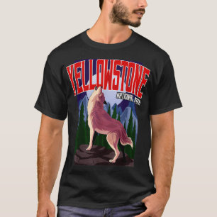 Yellowstone National Park Wolf  T-Shirt