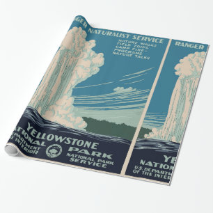 Yellowstone National Park Wrapping Paper