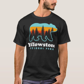 Yellowstone National Park Wyoming Bear Men Women T-Shirt