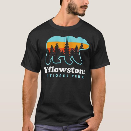 Yellowstone National Park Wyoming Bear Men Women Z T_Shirt