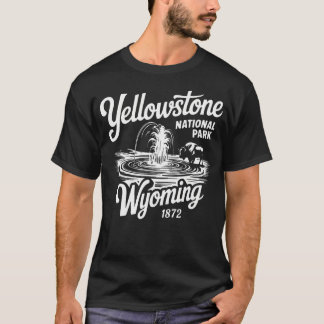 Yellowstone National Park Wyoming Geyser Usa T-Shirt