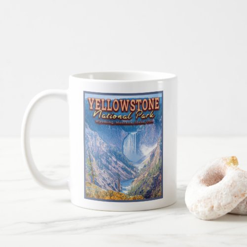 YELLOWSTONE NATIONAL PARK WYOMING MONTANA IDAHO COFFEE MUG