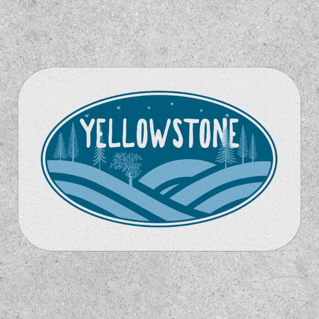 Yellowstone National Park Wyoming Montana Outdoors Patch (Front)