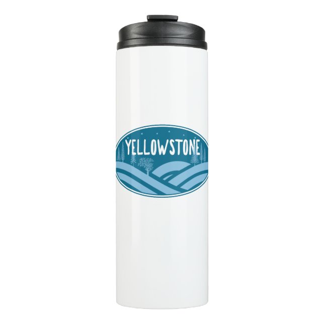 Yellowstone National Park Wyoming Montana Outdoors Thermal Tumbler (Front)