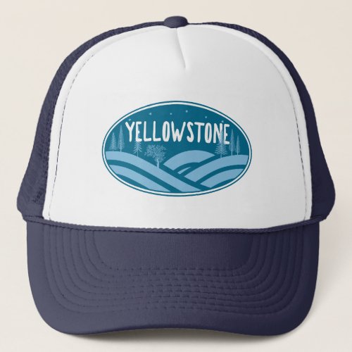Yellowstone National Park Wyoming Montana Outdoors Trucker Hat