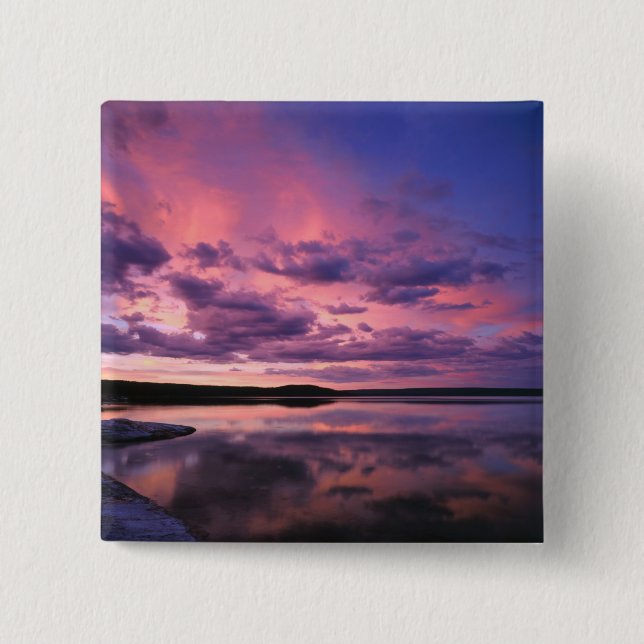 Yellowstone National Park, Wyoming. USA. Pinback Button (Front)