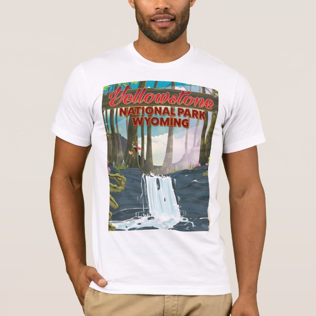 Yellowstone National Park, Wyoming USA T-Shirt (Front)
