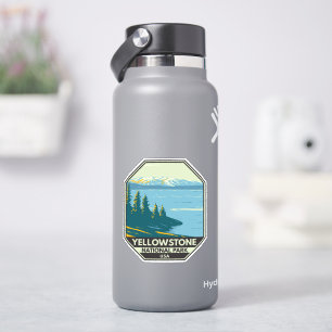 Yellowstone National Park Yellowstone Lake Vintage Sticker
