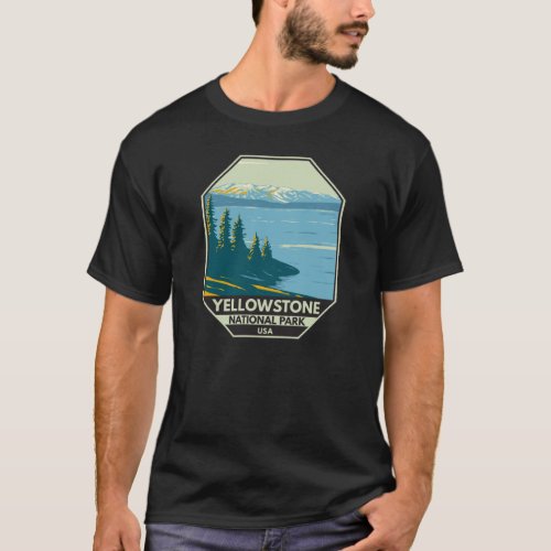 Yellowstone National Park Yellowstone Lake Vintage T_Shirt