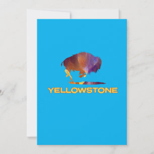 Yellowstone NationalPark with bear Invitation