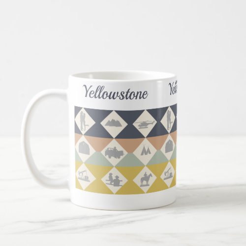 Yellowstone _ Native Blanket _ Coffee Mug