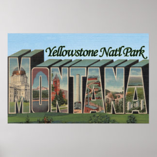 Yellowstone Nat'l Park, Montana Poster