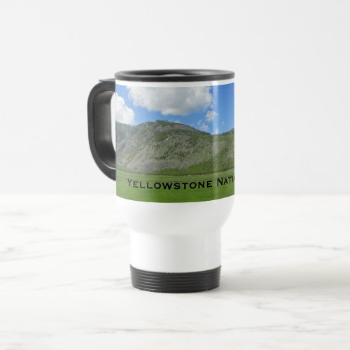 Yellowstone Natural Landscape Photo National Park Travel Mug