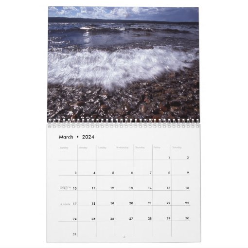 Yellowstone Nature Landscape USA Monthly Calendar | Zazzle