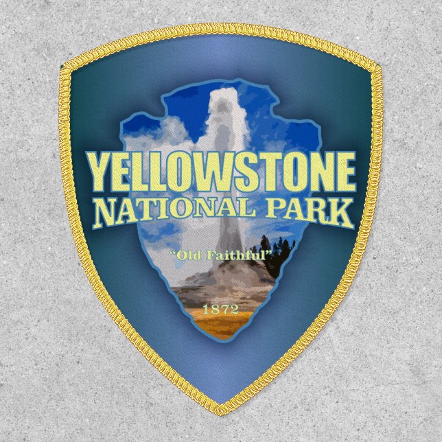 Yellowstone NP (arrowhead) Patch (Front)