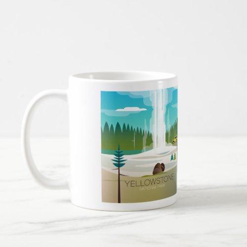 Yellowstone NP Old Faithful 11oz or 15oz Mug