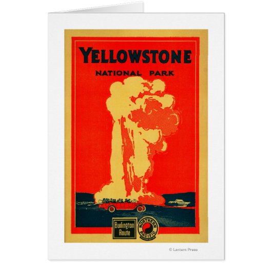 Yellowstone, Old Faithful Advertising Poster (Front)