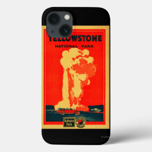 Yellowstone, Old Faithful Advertising Poster iPhone 13 Case