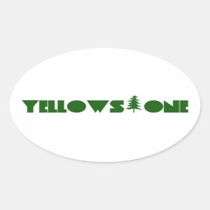 Yellowstone Oval Sticker