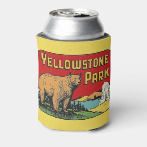 Yellowstone Park Can Cooler