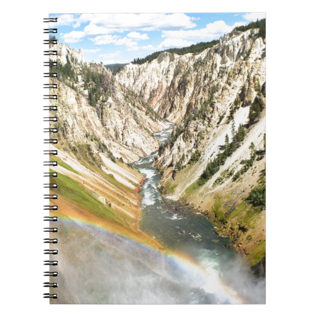 Yellowstone Park Lower Falls Notebook (Front)