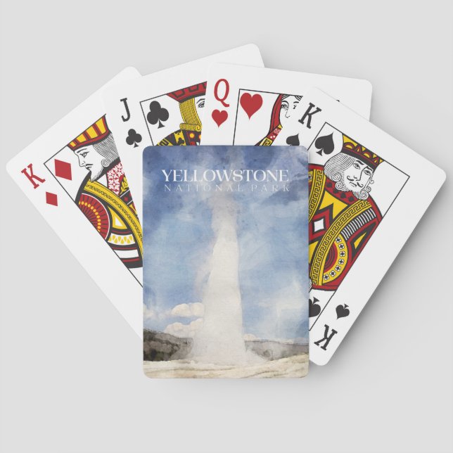 Yellowstone Playing Cards, National Park Deck Poker Cards (Back)
