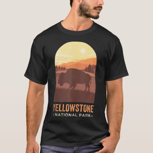 Yellowstone Shirt Vintage Bison Yellowstone