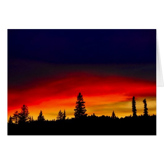 Yellowstone Sunset Cards (Front Horizontal)
