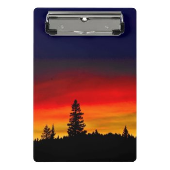 Yellowstone Sunset Mini Clipboard by usyellowstone at Zazzle