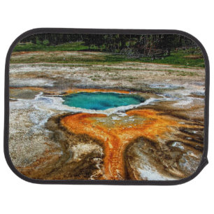 Yellowstone Thermal Pool Car Floor Mat