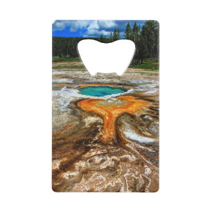 Yellowstone Thermal Pool Credit Card Bottle Opener
