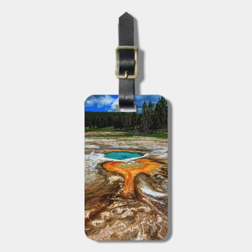 Yellowstone Thermal Pool Luggage Tag