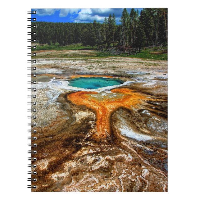 Yellowstone Thermal Pool Notebook (Front)