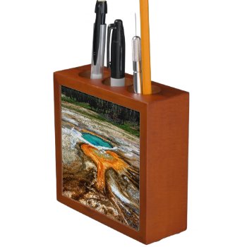 Yellowstone Thermal Pool Pencil/pen Holder by usyellowstone at Zazzle