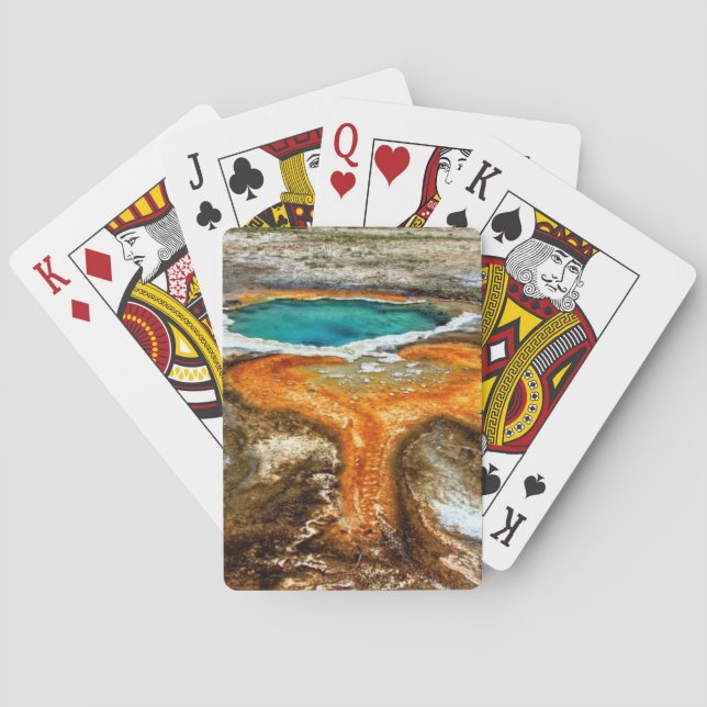 Yellowstone Thermal Pool Poker Cards (Back)