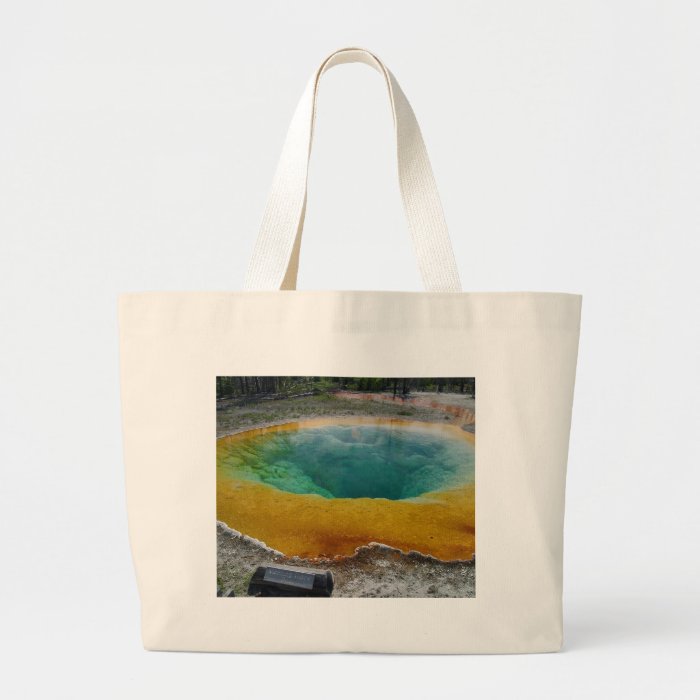 Yellowstone Thermal Spring In Morning Tote Bag