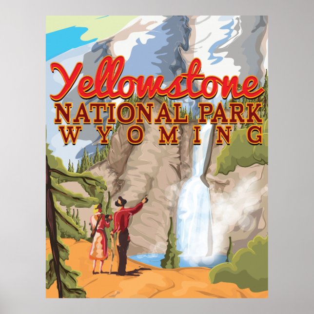 Yellowstone vintage poster (Front)
