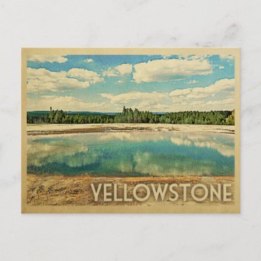 Yellowstone Vintage Travel Postcard