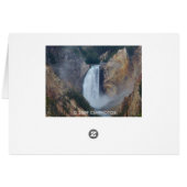 Yellowstone Waterfall Cards (Back Horizontal)