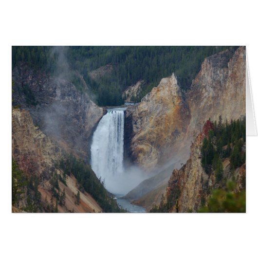 Yellowstone Waterfall Cards (Front Horizontal)