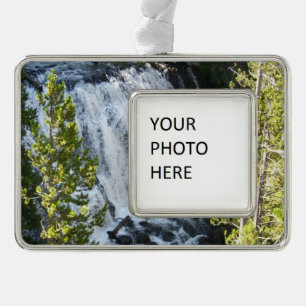 Yellowstone Waterfall Christmas Ornament