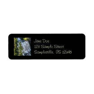 Yellowstone Waterfall Label