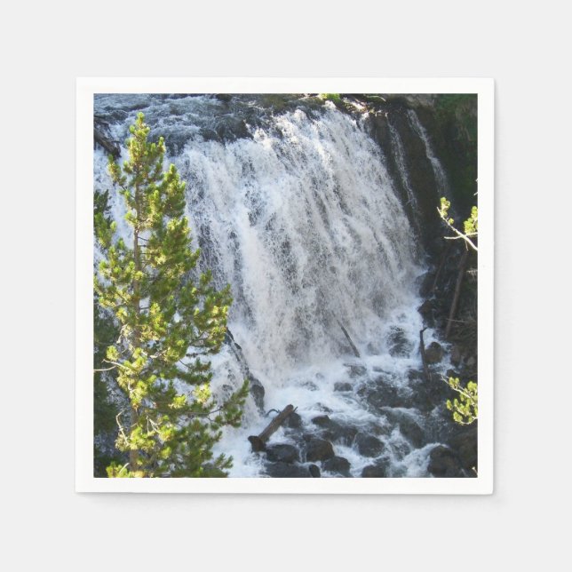 Yellowstone Waterfall Napkins (Front)