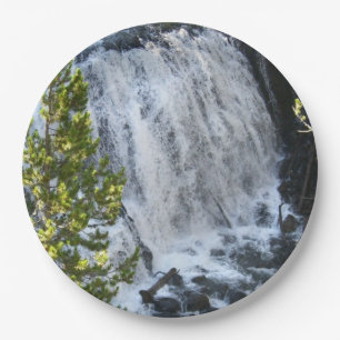 Yellowstone Waterfall Paper Plates