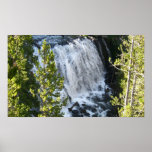 Yellowstone Waterfall Poster