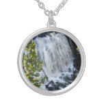 Yellowstone Waterfall Silver Plated Necklace