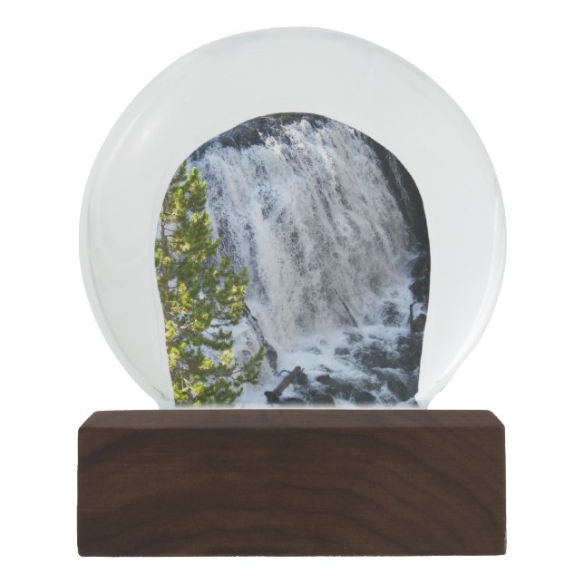 Yellowstone Waterfall Snow Globe (Front)