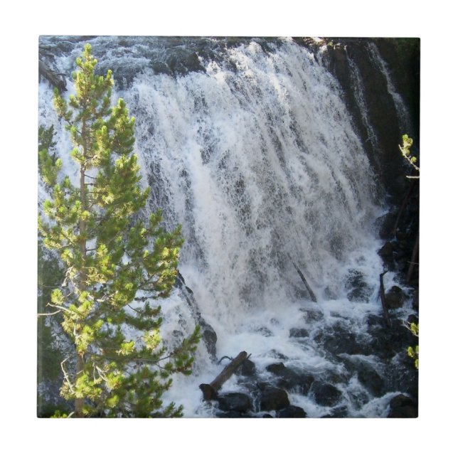 Yellowstone Waterfall Tile (Front)