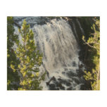 Yellowstone Waterfall Wood Wall Art