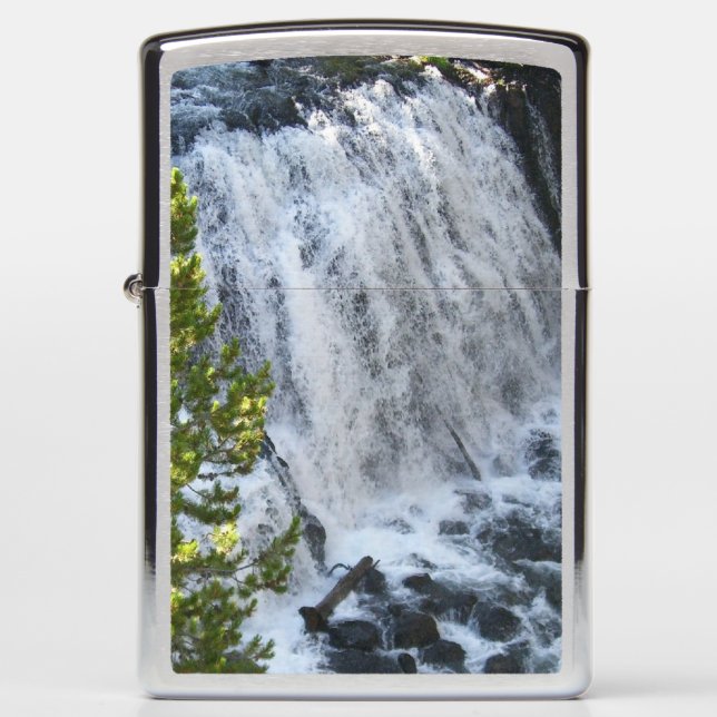 Yellowstone Waterfall Zippo Lighter (Front)